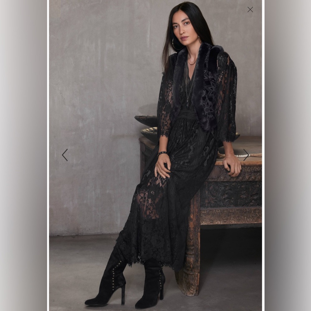 $328 NWOT BIYA by Johnny Was Veronne Lace Dress - M -